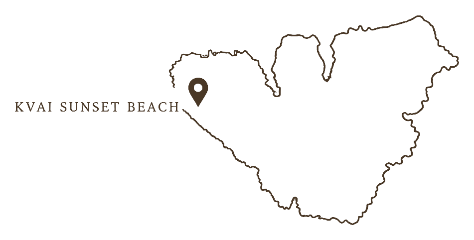 Île de Moorea — emplacement de KVAI Sunset Beach à Tiahura